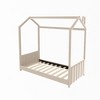 Twin Size Velvet House Bed for Bedroom - 3 of 4