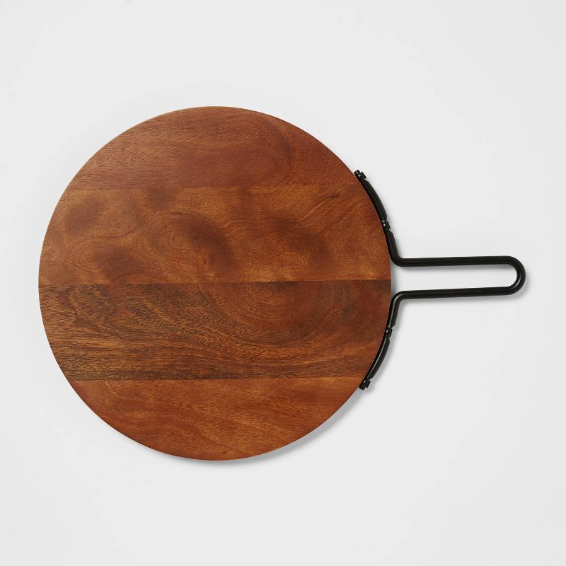 18&#34; x 13&#34; Wood Round Serving Board - Threshold&#8482;, 4 of 7