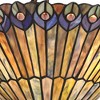 Robert Louis Tiffany Bronze Pendant Chandelier 20" Wide Rustic Peacock Stained Art Glass 3-Light Fixture for Dining Room House Kitchen Island Entryway - 3 of 4