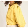 Women's Puff Sleeve Crochet Blouse - An'ge - 2 of 3
