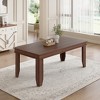 Dining Table for 6-8 People, 71" Long Brown Kitchen Tables with Wooden Sturdy Frame, 6 Ft Large Rectangular Dinner Table for Living Room Dining Room - 3 of 4