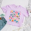 Simply Sage Market Women's Sunshine State Of Mind Flamingos Short Sleeve Relaxed Fit Cropped Tee - 3 of 4