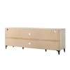 70" TV Stand with Open Adjustable Shelves and Cable Management Cutouts for Living Room and Bedroom - 4 of 4