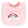 Luvable Friends Baby Girl Cotton Drooler Bibs with Fiber Filling 10pk, Unicorns And Mermaids, One Size - 2 of 4