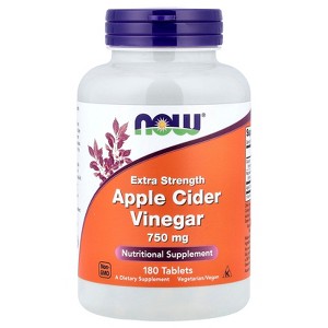 NOW Foods Apple Cider Vinegar, 750 mg, 180 Tablets : Target