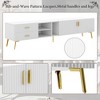 77 Inch TV Stand, Modern Entertainment Center, Media Console with Drawer and Cabinets - 4 of 4