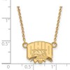 Black Bow Jewelry 14k Yellow Gold Ohio Bobcats NCAA Necklace 18 Inch - 2 of 4