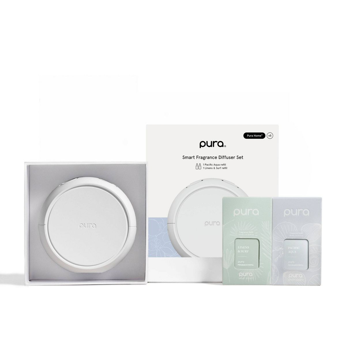 Pura 3pk Linens + Surf + Pacific Aqua Home Starter Kit - thumbnail 3