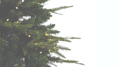 4ft Green Fir Artificial Christmas Tree with Clear LED Lights