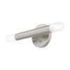 Livex Lighting Copenhagen 2 - Light Wall Light in  Brushed Nickel - 2 of 4