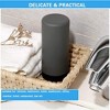 Coucheta Pack of 2 Washing Up Liquid Dispensers, 240 ml, Silicone Sink Dispenser for Kitchen, Dishwashing Liquid, Detergent, Shampoo, Conditioner - 4 of 4