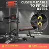 SQUATZ Pull-Up Workout Station for Home Gym Strength Training - Adjustable Steel Frame - SQPTOWER-1.5 - 3 of 4