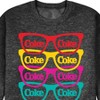 Men's - Coca-Cola - Retro Sunglasses Graphic Fleece Sweatshirt - 2 of 4