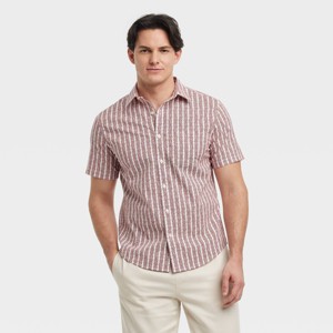 Men's Short Sleeve Poplin Shirt - Goodfellow & Co™ - 1 of 3