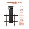 VEVOR Motorized Ceiling TV Mount, TV Wall Mount for 32 to 70 Inch TV, Electric Adjustable Ceiling TV Mount, Motorized Flip Down TV Mount, Black - 4 of 4