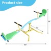 NAYSAYE Kids Seesaw Double Person Rotating Indoor Outdoor Playground Rocking Toy with Backrest, Multicolor, 38"*17"*8" - 3 of 4