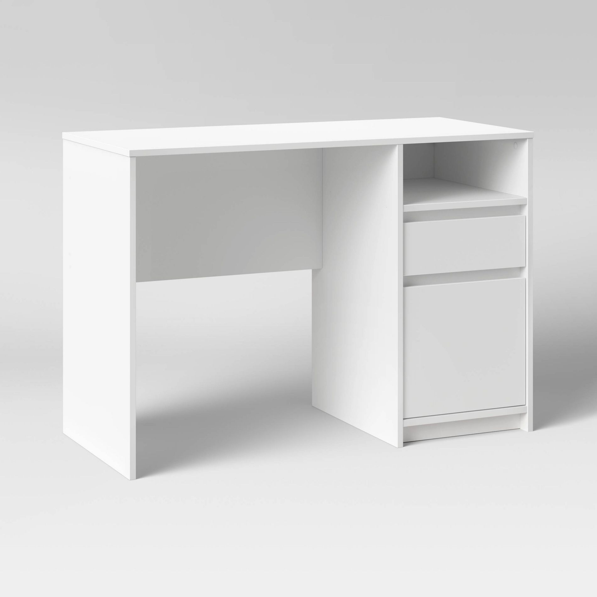 Writing Dorm Desk with Drawers White - Room Essentials™