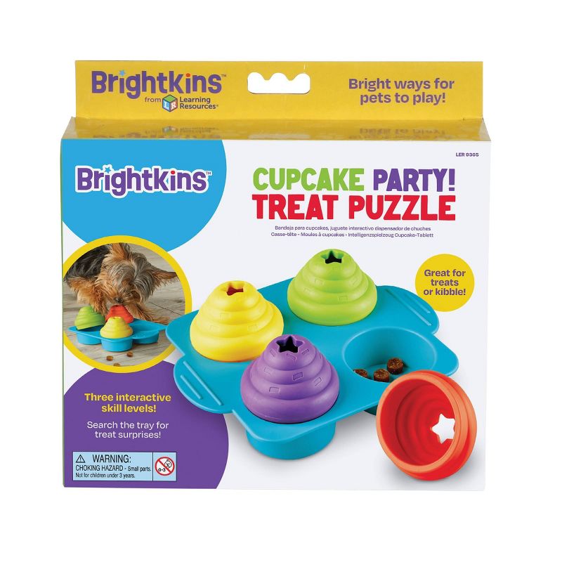 Brightkins Cupcake Party Treat Puzzle Dog Toy Dispenser, 3 of 7