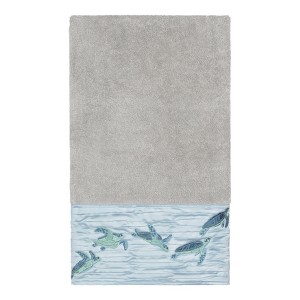 Linum Home Textiles 100% Turkish Cotton MIA Embellished Towel Set - 1 of 2