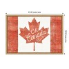 Amanti Art Oh Canada Flag by Sue Schlabach Canvas Wall Art Print Framed 23-in. x 16-in. - 4 of 4