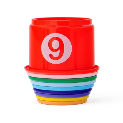 9ct Stacking Cups - Bullseye's Playground™