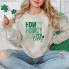 Simply Sage Market Women's Graphic Sweatshirt Leopard Howdy Lucky - 2 of 3