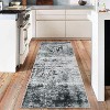Washable Area Rug, Non Slip Abstract Rugs, Soft Faux Wool Living Room Rug, Low Pile Rugs for Living Room Bedroom Dining Room - 2 of 4