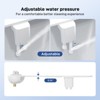 Bidet Attachment for Toilet, Self-Cleaning Dual Nozzle with Adjustable Water Pressure, Rear Wash Toilet Seat Attachment, - 4 of 4