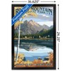 Trends International Lantern Press - Longs Peak & Bear Lake Fall Framed Wall Poster Prints - 3 of 4