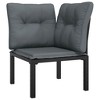 Garden Lounge Set Black and Gray vidaXL - 4 of 4