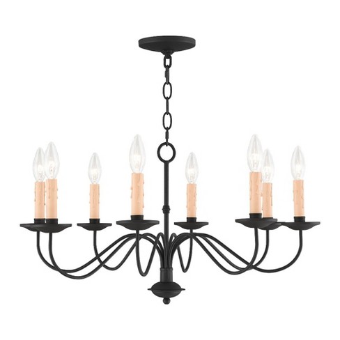 Livex Lighting Heritage 8 - Light Chandelier in  Black - image 1 of 4