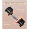 5-in-1 Adjustable Dumbbell Set/Single, 12.5-55LB Free Weights with Anti-Slip Handle & Rainbow Plates for Home Gym - 4 of 4