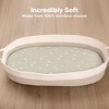 KeaBabies Bassinet Sheet for Baby Girls, Boys, 2-Pack Isla Fitted Bassinet Sheets, Bassinet Mattress Sheets - 2 of 4