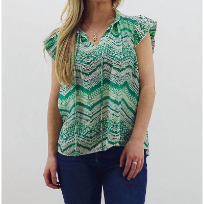 Women's Chevron Print Top - voy