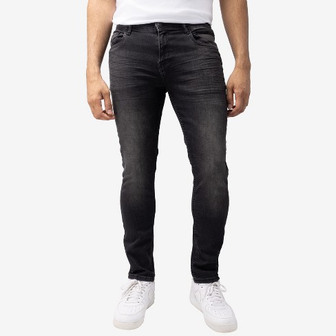 CULTURA Men's Slim Fit Denim Jeans in BLACK WASH Size 32X30