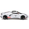 New Bright  RC 1:8 Scale  (22") FF USB Showcase Sportscar - Corvette Stingray - White - image 3 of 4