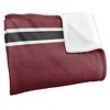 University Of Northwestern Ohio Primary Logo Silky Touch Blanket White 50x60 - 3 of 4