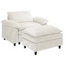 NicBex Couches for Living Room Oversized Single Sofa Couch Accent Chair Lounge Chair Upholstered Armchair with Removable Footrest for Bedroom - 4 of 4