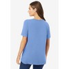 Woman Within Plus Size Petite Perfect Short-Sleeve Crewneck Tee - 3 of 4