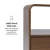 Saracina Home 2pc Modern Sloped Wood Storage Nightstand - 3 of 4