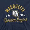 Marquette University Official Golden Eagles Adult Pull-Over Hoodie, Navy - image 2 of 4