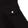 Hope & Henry Girls' Fit and Flare Ponte Dress with Faux Fur, Toddler - 4 of 4