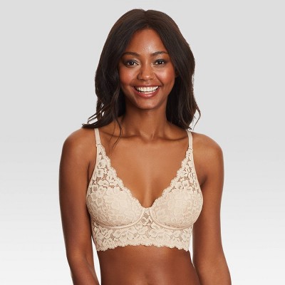 Maidenform Women's Casual Comfort Bralette - Beige 40B