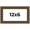 PosterPalooza | Panoramic Sculpted Gold Picture Frame - UV Acrylic, Foam Board Backing, Hanging Hardware - 2 of 4
