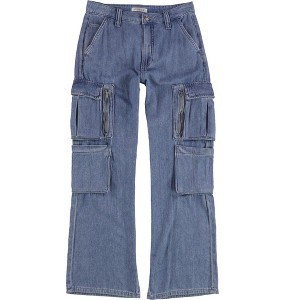 GUESS Womens Kori Cargo Jeans - 1 of 3