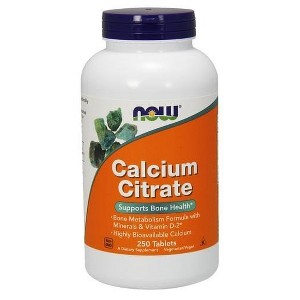 Calcium Citrate With Magnesium, Zinc & Manganese by Now Foods  -  250 Tablet - 1 of 2