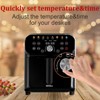 WHALL 6.2QT Air Fryer Oven – Stainless Steel Air Fryer, 12-in-1, LED Touchscreen, 1600W, Oil-Free, Healthy Cooking, 85% Less Fat. - 3 of 4