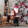 Ski Santa Character with Snow Shoes - 2 of 3