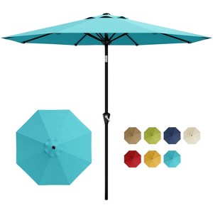 l 9ft dia patio umbrella MyDepot 9 FT, Red Bring cool 9FT Patio Umbrella Outdoor Table