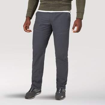 Wrangler Men' ATG Fleece Lined Straight Fit Five Pocket Pant - Black 36x30  - ShopStyle